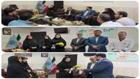 دیدار اعضای شورای شهر و شهردار مهدی شهر با سرپرست بیمارستان