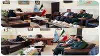 نشست مشترک مسئول بسیج ادارات مهدی شهر با ریاست بیمارستان