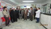 بازدید امام جمعه و فرماندار محترم شهرستان مهدیشهر از بیمارستان 15 خرداد