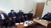 دیدار دکتر حسینی ریاست بیمارستان 15 خرداد مهدیشهر با حجت الاسلام بارانی امام جمعه محترم شهرستان مهدیشهر
