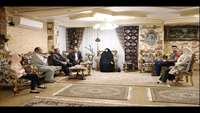دیدار رئیس دانشگاه علوم پزشکی استان سمنان با دکتر حسینی ریاست بیمارستان 15 خرداد مهدیشهر و رزمنده و جانباز سرافراز جنگ تحمیلی