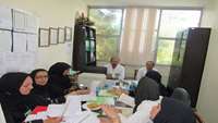 برگزاری جلسه مدیریت پرستاری بیمارستان 15 خرداد مهدیشهر با مسئولین بخش های درمانی