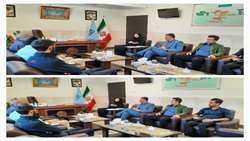 دیدار اقوامی پناه فرماندار شهرستان مهدیشهر و مدیران شهری با دکتر تبیانیان سرپرست بیمارستان پانزده خرداد 