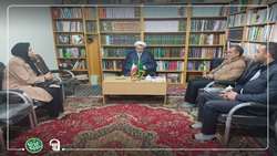 دیدار رئیس بیمارستان با امام جمعه محترم شهرستان