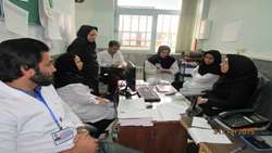 کلاس آموزشی کنترل کیفی بانک خون در بیمارستان 15 خرداد مهدیشهر برگزار گردید.