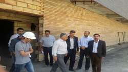 بازدید مدیران بیمارستان 15 خرداد از بیمارستان در حال احداث شهرستان مهدیشهر 