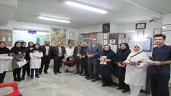 تبریک و شادباش دکتر منتظری به پرسنل پرستاری بیمارستان 15 خرداد مهدیشهر