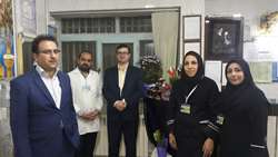 بازدید سرزده فرماندار از بیمارستان 15 خرداد مهدیشهر 