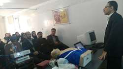 برگزاری کلاس آموزشی CPR پیشرفته در بیمارستان 15 خرداد مهدیشهر