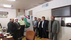 گرامیداشت هفته بزرگداشت نیروی انتظامی در بیمارستان 15 خرداد مهدیشهر