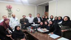 گرامیداشت روز اسناد و مدارک پزشکی در بیمارستان 15 خرداد مهدیشهر