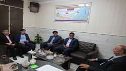دیدار نوروزی اعضای شورای اسلامی مهدیشهر با رئیس بیمارستان 15 خرداد مهدیشهر