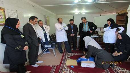  آزمون CPR پیشرفته , بیمارستان 15 خرداد مهدیشهر