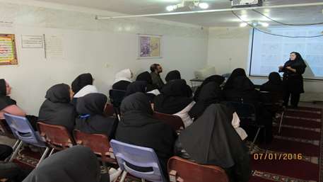  برگزاری کلاس آموزشی بهداشت و کنترل عفونت در سال بدون بتادین , بیمارستان 15 خرداد مهدیشهر