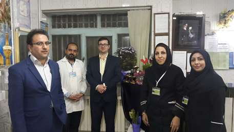  بازدید سرزده فرماندار مهدیشهر، بیمارستان 15 خرداد مهدیشهر 