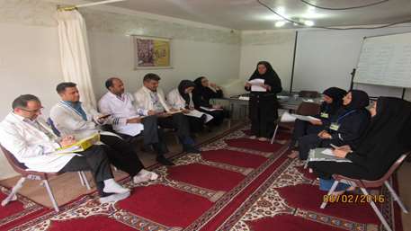  جلسه بازنگری و تکمیل فرآیندهای بالینی و غیربالینی , بیمارستان 15 خرداد مهدیشهر 