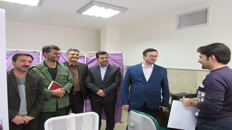  بازدید فرماندار و فرمانده سپاه شهرستان مهدیشهر , بیمارستان 15 خرداد مهدیشهر
