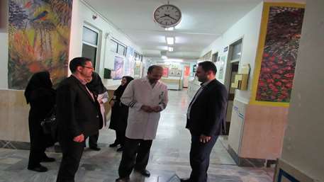  بازدید نوروزی کارشناس اداره بازرسی دانشگاه , بیمارستان 15 خرداد مهدیشهر