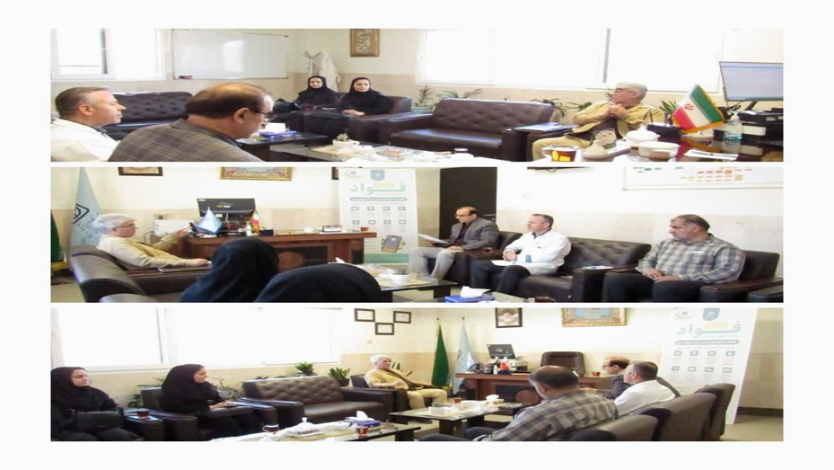  بازدید مهندس شهرابی از سازمان مدیریت و برنامه ریزی و تیم بازرسی از بیمارستان